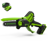 Цепная мини-пила Greenworks 24V G24MCS10 (10 см) аккумуляторная в Владимире